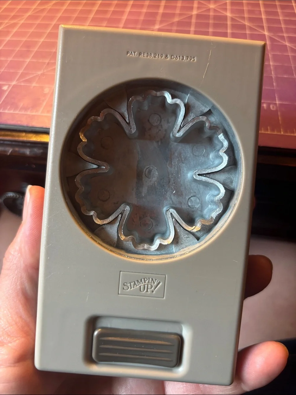 Stampin' Up! Light Gray Floral Punch